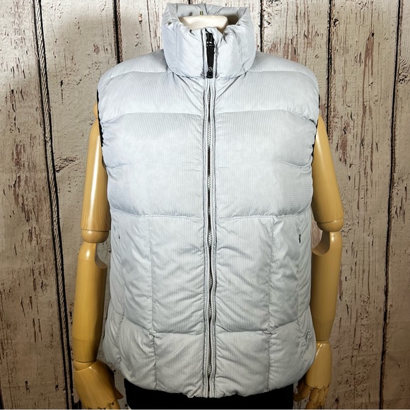 Lowe Alpine Down Feather Puffy Puffer Baby Blue Vest Size Medium EUC - Picture 3 of 14
